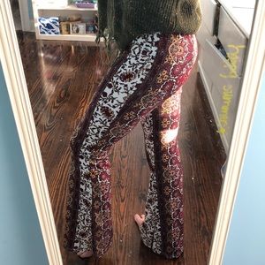 Boho flare leggings